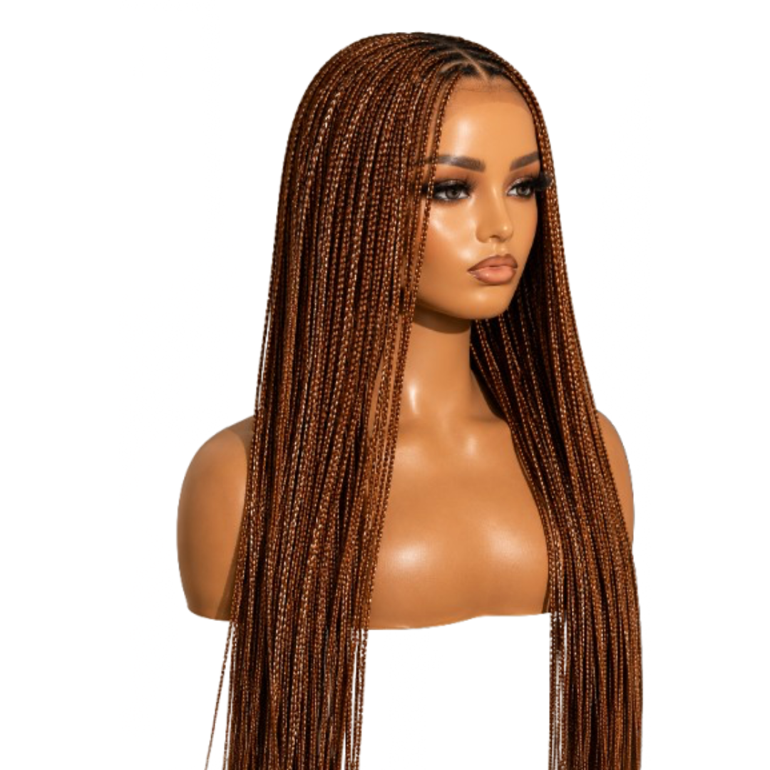 Glueless Braided Wig -Mixed
